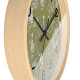 Boho Paint Washed Green Print Wall Clock! Perfect For Gifting! Free Shipping!!! 3 Colors Available!