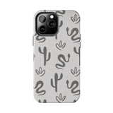 Slithering Snake Cactus Western Tough Phone Cases!