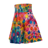 Boho Watercolor Paper Lantern Women's Skater Skirt! Free Shipping!