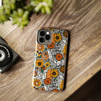 Retro Autumn Daisey's Fall Vibes Tough Phone Cases!