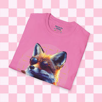 Retro Fox Graphic Tee! Ultra Soft! Free Shipping! Summer Vibes!