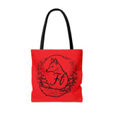 Apple Red Branded Freckled Fox Company 2024 Merch Tote Bag! Merch!
