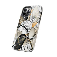 Neutral Autumn Leaves Fall Vibes Tough Phone Cases!