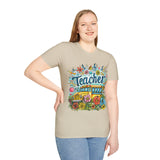 The Teacher Floral School Bus Unisex Graphic Tees! All New Heather Colors!!! Free Shipping!!! Back To School!