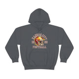 Kansas City Football Paint Splatter Helmet Unisex Hoodie! Football Season!