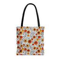 Sunflowers and Roses Fall Vibes Tote Bag!