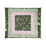 Paisley May, Girly Boho Pink and Green Quilt Comforter! Super Soft! Free Shipping!! Mix and Match for That Boho Vibe!