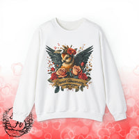 Valentines Day Cupid University Owl 1971 Unisex Sweatshirt! Retro! Plus Sizes Available!