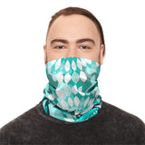 Aqua Tie dye Lightweight Neck Gaiter! 4 Sizes Available! Free Shipping! UPF +50! Great For All Outdoor Sports!