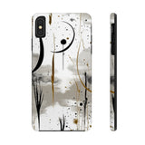 Ink Drip Crescent Moon Boho Western Tough Phone Cases!