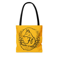 Dark Yellow Branded Freckled Fox Company 2024 Merch Tote Bag! Merch