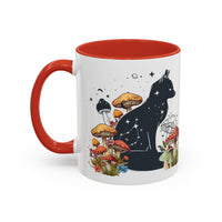 Mug - Fox Silhouette Mushroom Giftable Accent Coffee Mug (11, 15oz)