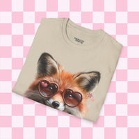 Retro Fox Sunglasses Valentines Day T-Shirt! Valentines Day! Spring Vibes! Graphic Tees!