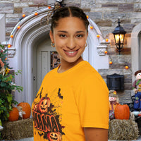 Mama Jacko lantern Unisex Graphic Tees! All New Heather Colors!!! Free Shipping!!! Halloween!