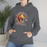 Kansas City Football Paint Splatter Helmet Unisex Hoodie! Football Season!