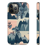 Pink and Blue Mountains Phone Cases! New!!! Over 40 Phone Sizes To Choose From! Free Shipping!!!