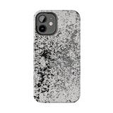 Black and White Paint Splatter Tough Phone Cases!