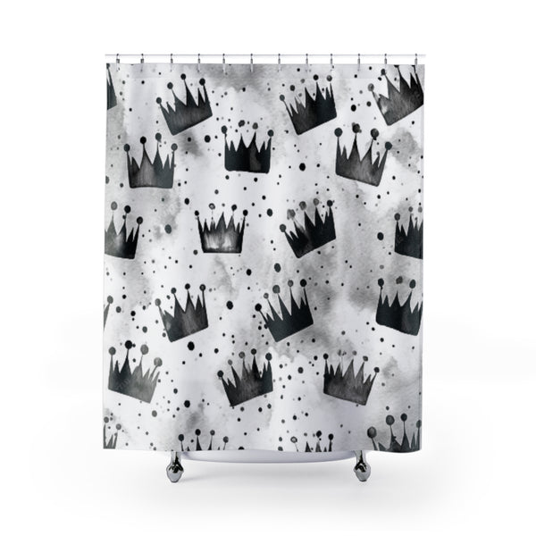 Grey, black, and White Queen and King Shower Curtains!