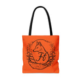 Dark Orange Branded Freckled Fox Company 2024 Merch Tote Bag! Merch