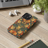 Fall Butterfly Florals Tough Phone Cases! Fall Vibes!