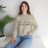 Valentines Day Darling This Is Just A Chapter Black Edition Unisex Sweatshirt! Retro! Free Shipping!!!