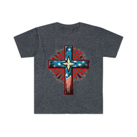 Independence Day Themed Cross Unisex Graphic Tees!