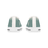 Seafoam Green Star Stamp Women's Low Top Sneakers! Free Shipping! Specialty Buy!