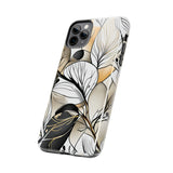 Neutral Autumn Leaves Fall Vibes Tough Phone Cases!