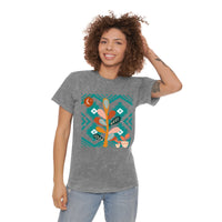 Aztec Boho Plant a Tree Distressed Unisex Mineral Wash T-Shirt! New Colors! Free Shipping!!!
