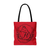 Dark Red Branded Freckled Fox Company 2024 Merch Tote Bag! Merch!