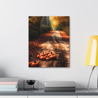 Back Road To The Pumpkin Patch Canvas Gallery Wraps! Fall Vibes!