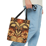 Scottish Thistle in Neutral Creamy Browns Fall Vibes Tote Bag!