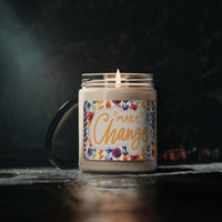 Make Change Retro Floral Stripes Scented Soy Candle, 9oz! Free Shipping! 9 Scents! 60 Hour Burn Time!!!