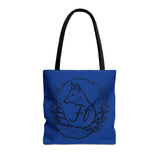 Dark Blue Branded Freckled Fox Company 2024 Merch Tote Bag! Merch