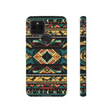 Black Aztec Tough Cases! Cellphone Cases! Multiple Sizes Available! Apple iPhone, Samsung Galaxy, and Google Pixel devices!