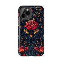 Stained Glass Gothic Inspired Halloween Tough Phone Cases! Fall Vibes!