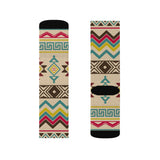 Vintage Tribal Pink, Yellow, Blue Print Socks! 3 Sizes Available! Fast and Free Shipping!!! Giftable!