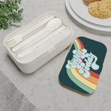 Enjoy Today Retro Teal Bento Lunch Box! Free Shipping!!! Great For Gifting! BPA Free!