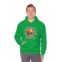 Kansas City Football Paint Splatter Helmet Unisex Hoodie! Football Season!