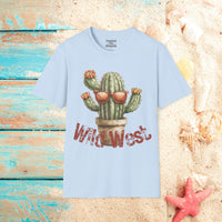 Wild West Cactus Sunglasses Western Unisex Graphic Tees! Summer Vibes! All New Heather Colors!!! Free Shipping!!!