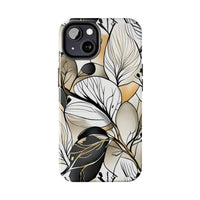 Neutral Autumn Leaves Fall Vibes Tough Phone Cases!