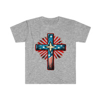 Independence Day Themed Cross Unisex Graphic Tees!