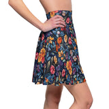 Boho Watercolor Florals Women's Skater Skirt! Free Shipping!