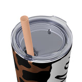 Mama Cow Printed Skinny Tumbler with Straw, 20oz! Multiple Colors! Mothers Day!