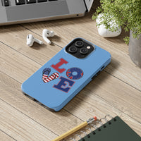 Love Red white and Blue Independence Day Tough Phone Cases!