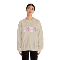 Valentines Day Sweatshirt Xoxo Disco Coquette/Back Printed