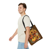 Autumn Sunflower Bouquet Fall Vibes Tote Bag!