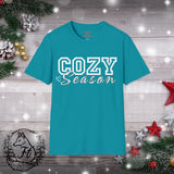 1 Cozy Season Christmas Unisex Graphic Tees! Winter Vibes! All New Heather Colors!!!