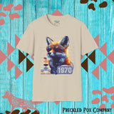 Retro Fox Graphic Tee! Ultra Soft! Free Shipping! Summer Vibes!