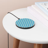 Turquoise Daisy Wireless Phone Charger! Free Shipping!!!